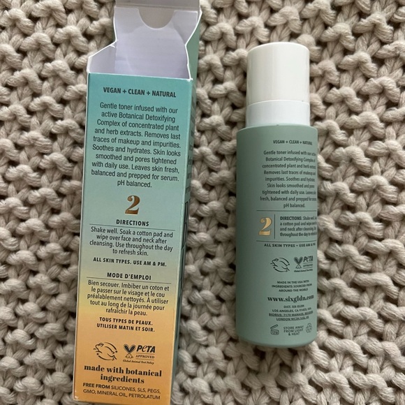 Six Gldn Botanical Toner - Brand New - Picture 2 of 2